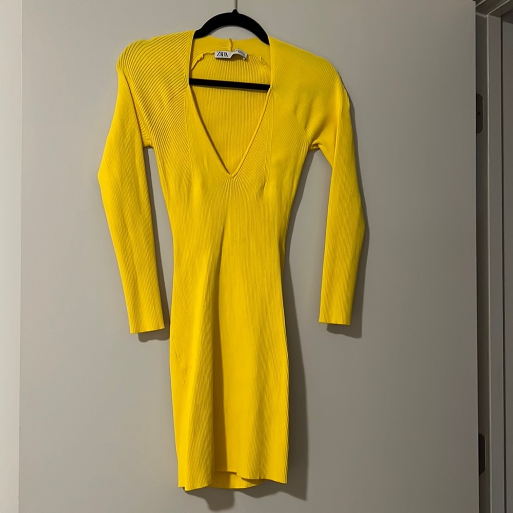 Zara cut out body con dress